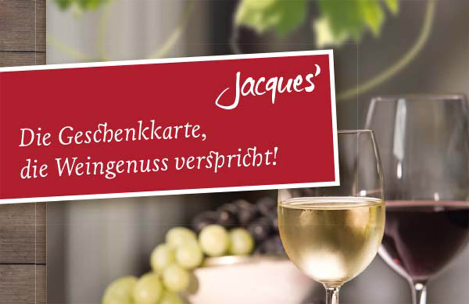 Jacques’ Wein Depot-Gutschein